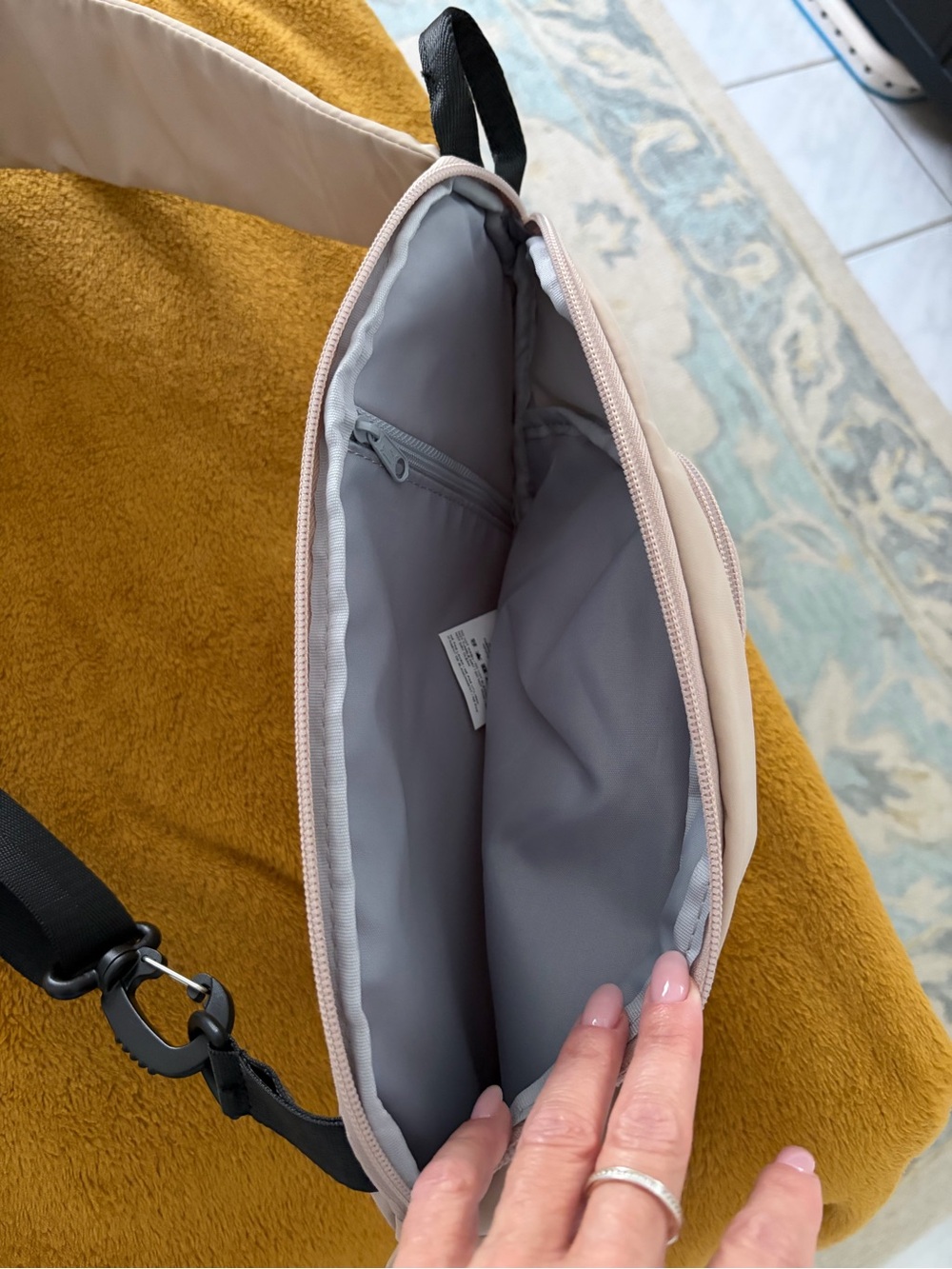 Puma Beige Women's Belt Bag - Sleek Sling Pack - Picture 5 of 6